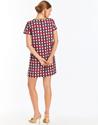 Ainslee Mini Dress - Midnight Gingham