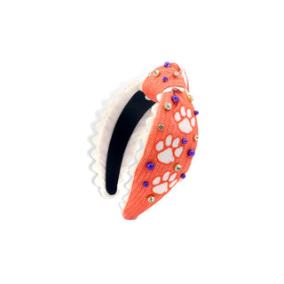 Clemson Cross Stitch Headband - Child Size