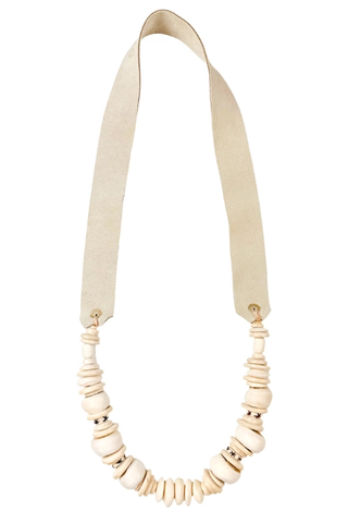 Mid Classic Necklace - White
