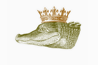 King Gator Decal