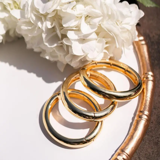 The Quinn - Gold Bangle - Meeghan Mullin X Lisi Lerch