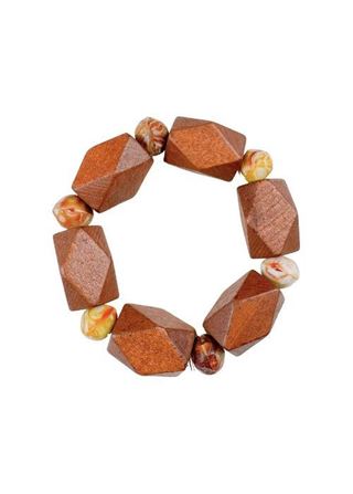 Intricate Stack Bracelet - Brown