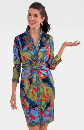 Twist & Shout Dress - Olive