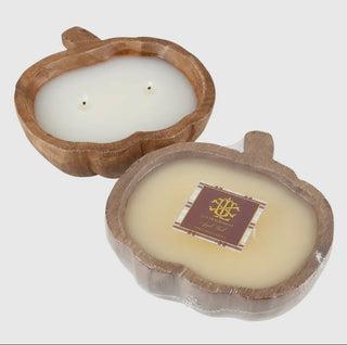 Apple Jack 2 Wick Pumpkin Dough Bowl Candle