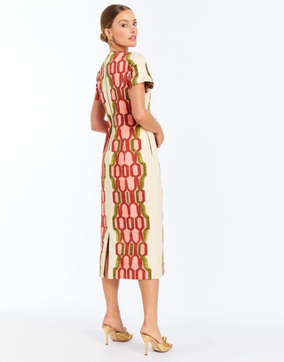 Hampton Convertible Midi - Deco Quatrefoil