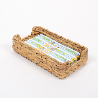 NATURAL WOVEN GUEST TOWEL TRAY
