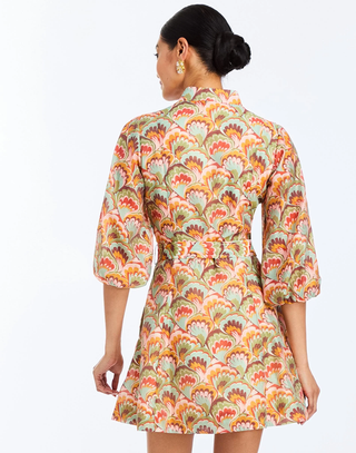 Valencia Mini Dress- Marbled Multi