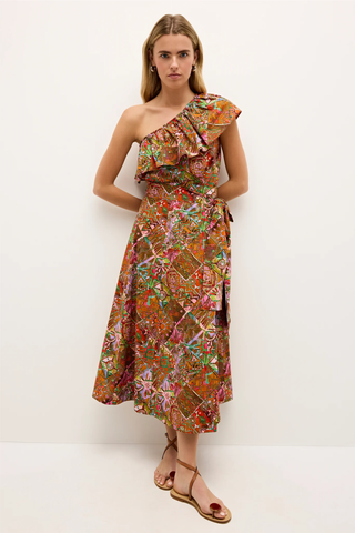 ESTINE WRAP SKIRT - TAHITI