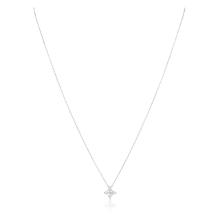 Mae CZ Pendant Necklace - Silver