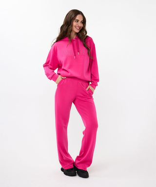 Trousers Flair Modal - Cerise Pink