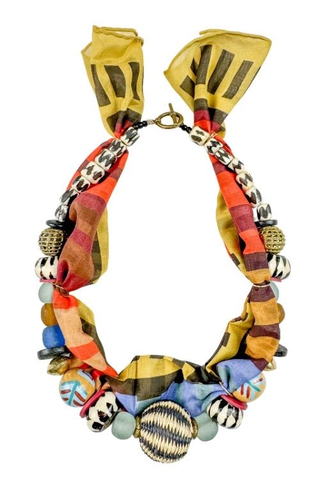 Beaded Bandana Necklace