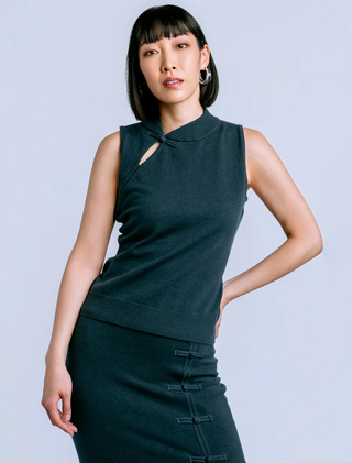 Yang Top - Pagoda Teal