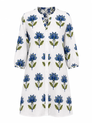 Luna Dress - Mughal Tulip