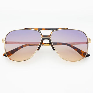 Logan Acetate Aviator Unisex Sunglasses - Sunrise