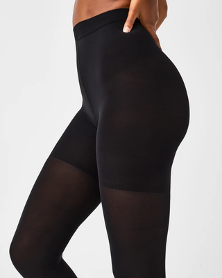 Shaping Mid-Thigh Tight-End Tights - Very Black