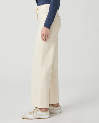 Ari Woven Cotton Pants - Quartz Sand