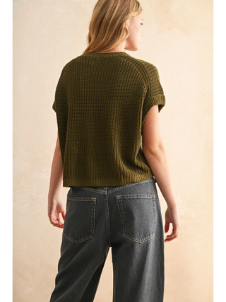 Dillion - Dolman Sleeve Knitted Top
