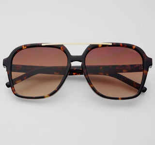 Spencer Aviator Sunglasses - Brown
