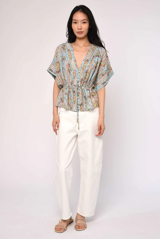 Robin Top - Rocco Ruby Print