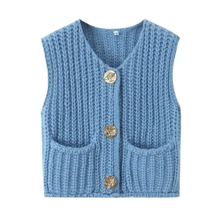 Chunky Knitted Vest