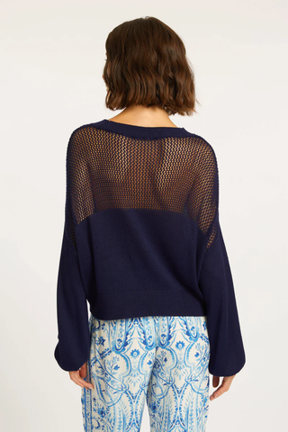 Mira	Peacoat Sweater - Navy