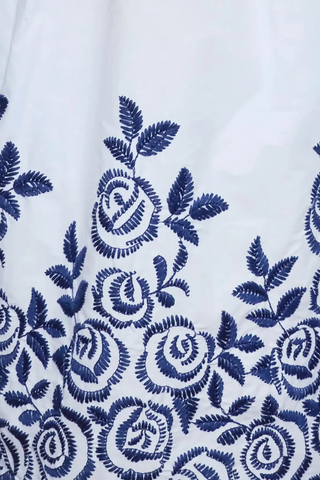 Whisper Pant - White Rose Fence