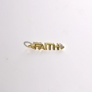Faith Charm - Gold