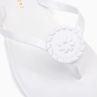 Roxy Jelly Flip Flop - White