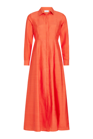 Classic Shirtdress - Cranberry