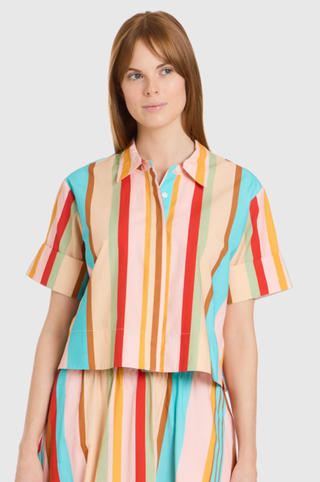 Club Shirt - Amberline Stripes