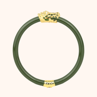 Fauna Crocodile All Weather Bangle® (AWB®) - Jade- MED