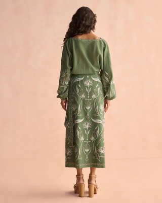 Verde Blouse - Luciana Artichoke
