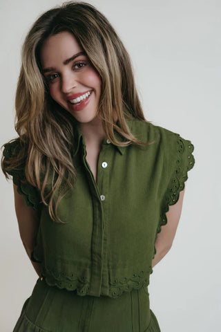 SUMMER TOP - OLIVE