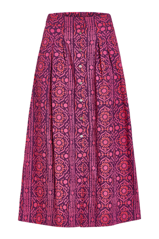Scout Skirt - Mulberry Stripes