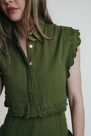 SUMMER TOP - OLIVE