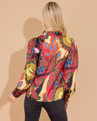 PHOEBE TOP - JUNGLE FLORAL
