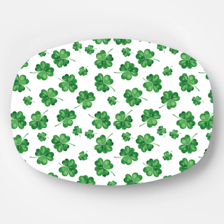 WH Serving Platter - Shamrocks