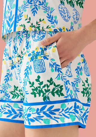 The Romy Short - CHINOISERIE GARDEN