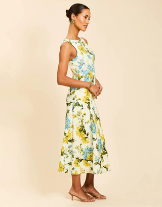 Santiago Convertible Midi Skirt - Aegean Blooms