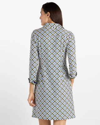 Naomi Dress - Birdseye Geo