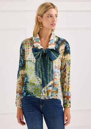 The Cassie Shirt - Mosaic Meadows