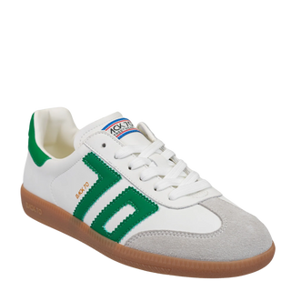 CLOUD SNEAKER - WHITE AND GREEN