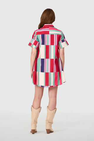 Dock Dress, Woodland Stripes