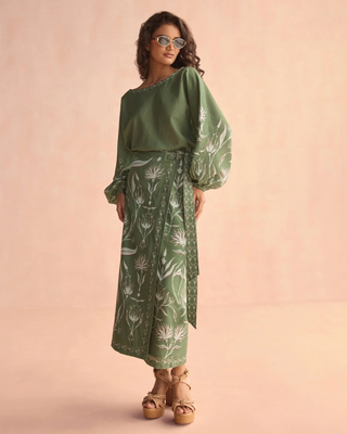 Verde Blouse - Luciana Artichoke