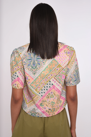 Jamie Top - Rosabelle Patchwork Print