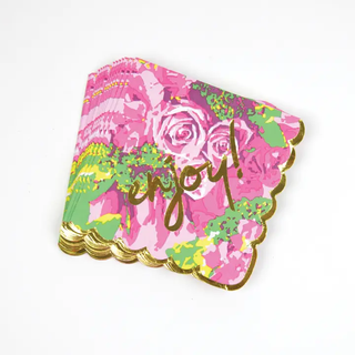 Rose Garden Paper Bev Napkins