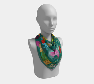 Scarf - "Flowers and Tigers and Bubbly! Oh My!"