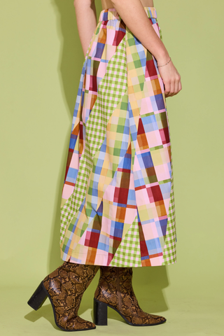 Danny Skirt - Diagonal Check