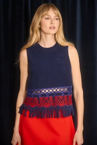 Astor Top - Midnight Wool