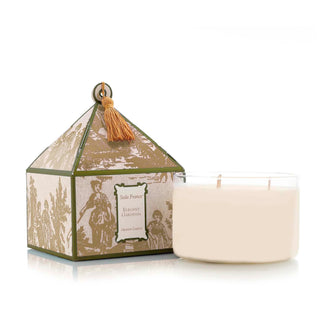 Elegant Gardenia Classic Toile Three-Wick Candle